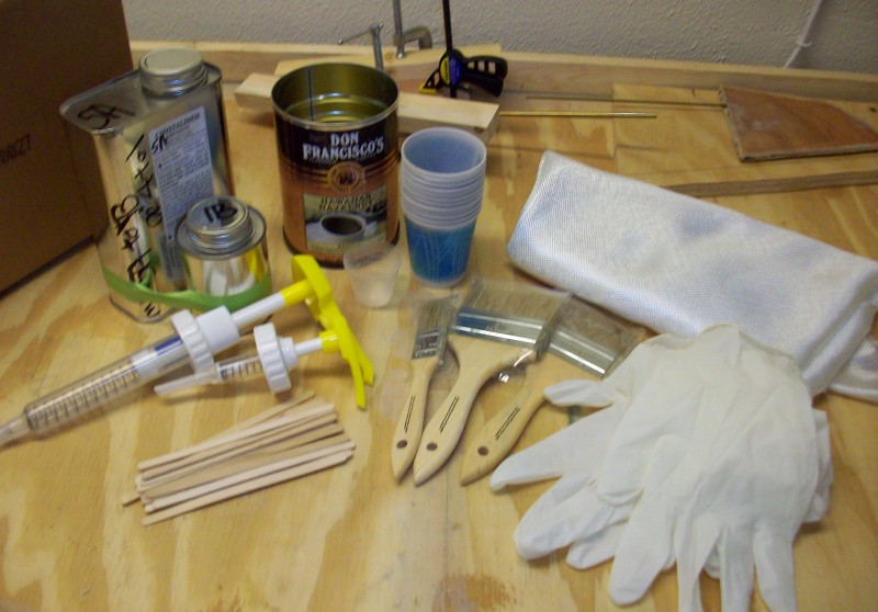 Fiberglass Kit compliments of my Dad!